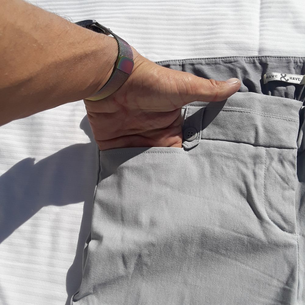 Have&Have grey flat front pant - Picture 12 of 12